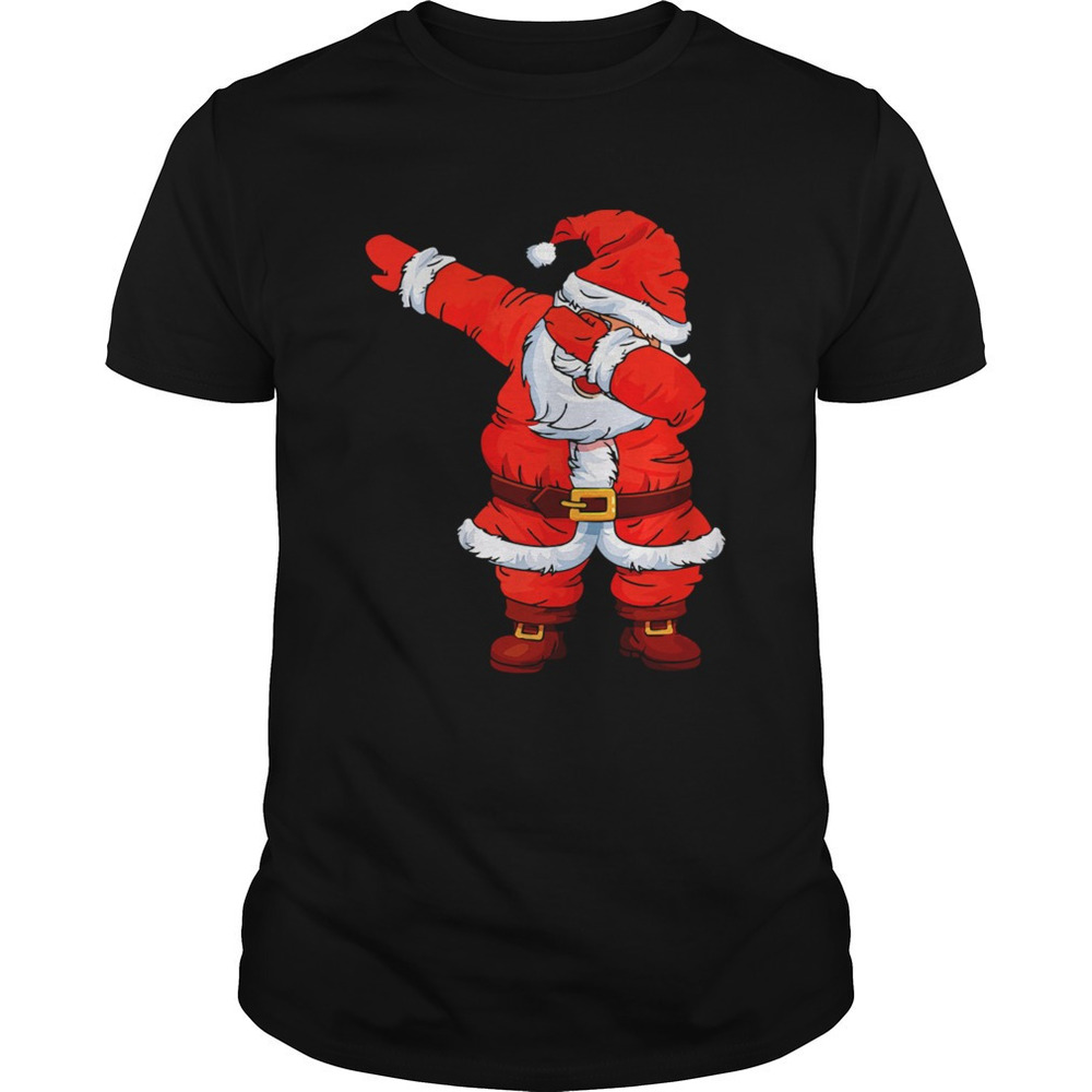 Dabbing Santa Christmas Boys Girls Kids Men Women Xmas Gifts Tshirt